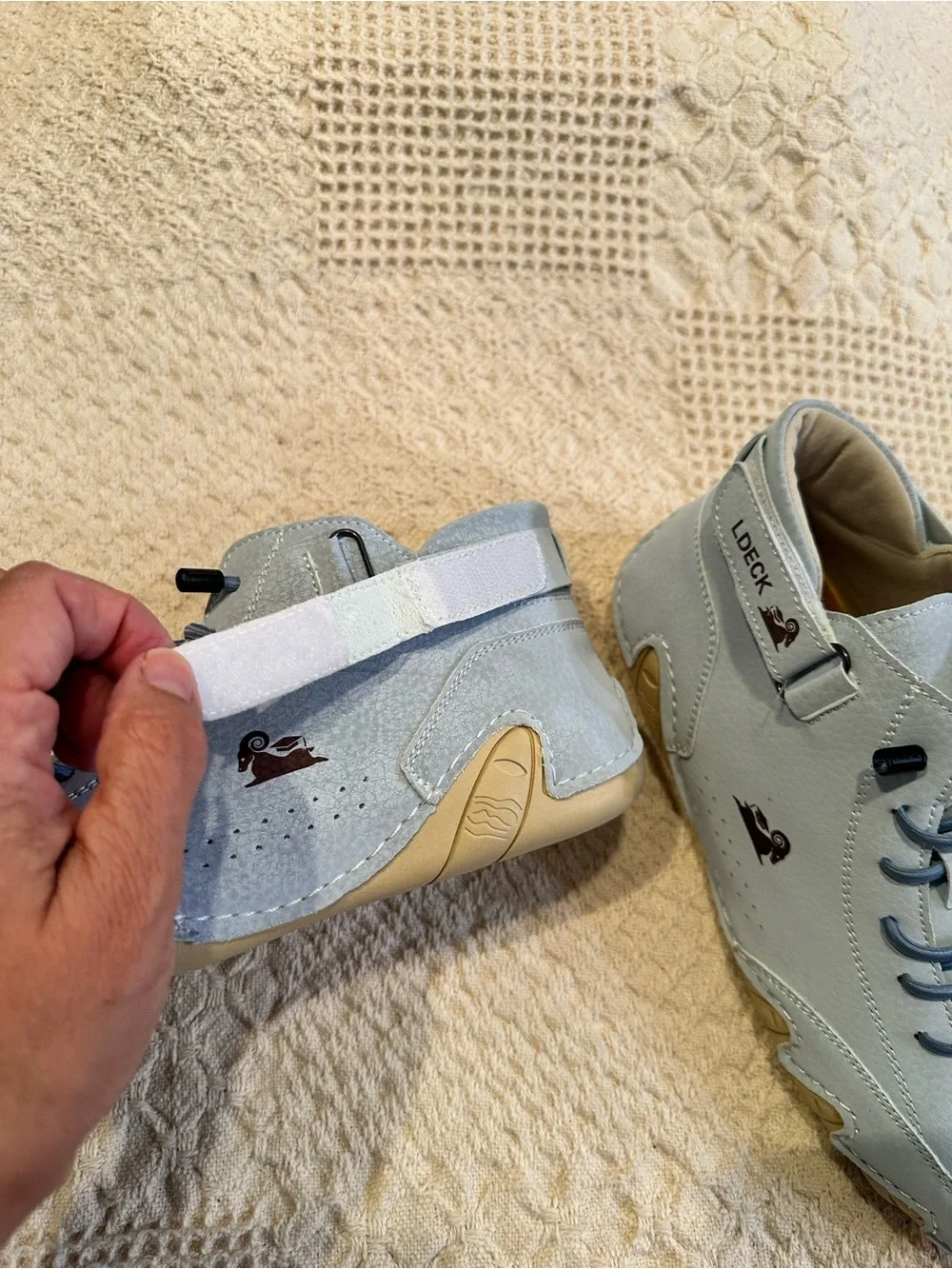 LDECK Light Blue Casual Sneakers